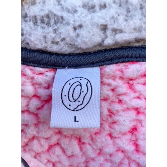 Odd Future Sherpa Fleece 1/4 Zip Sweatshirt Pullover Bright Pink OFWGKTA Skater - Picture 5 of 7